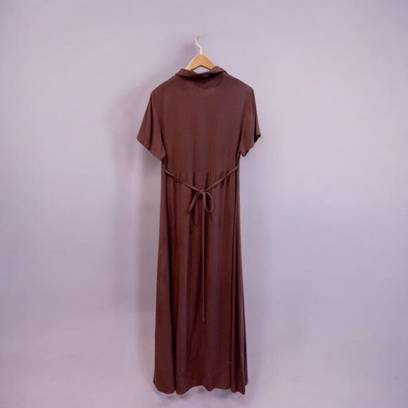 NWT Trois Imogen Maxi Dress in Chocolate Brown - Picture 3 of 6